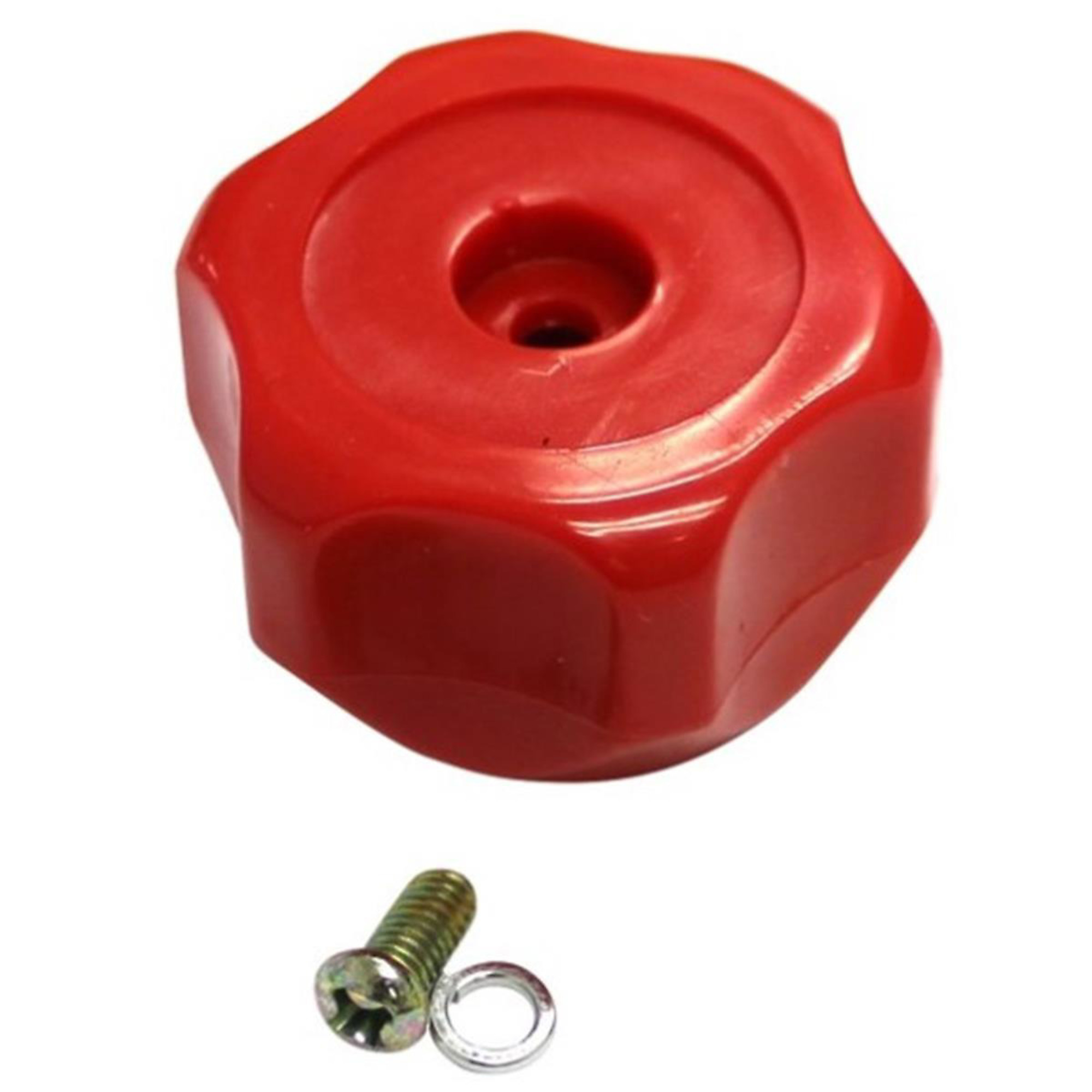 Mastercool Replacement Red Knob — Includes Screw and Lock Washer, Model# MSC285212